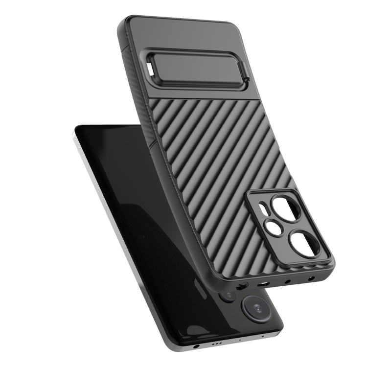 Wavy Texture TPU Phone Case with Lens Film
