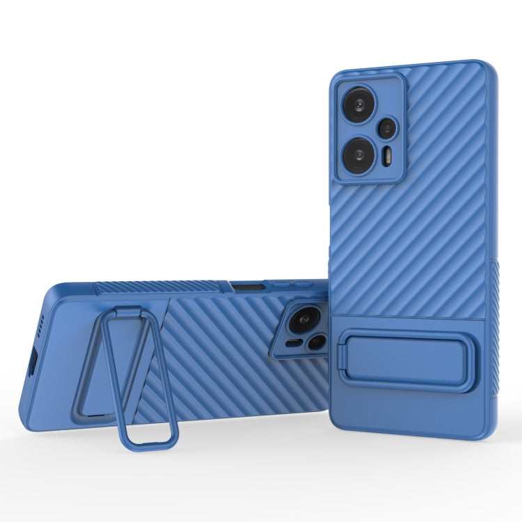 Wavy Texture TPU Phone Case with Lens Film