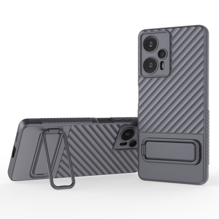 Wavy Texture TPU Phone Case with Lens Film