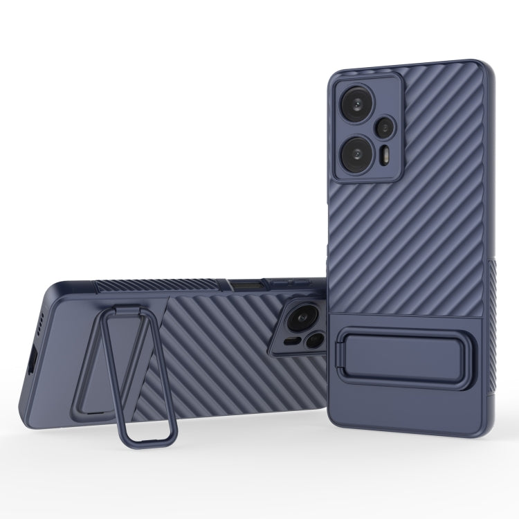 Wavy Texture TPU Phone Case with Lens Film