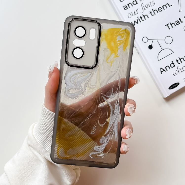 Oil Painting Electroplating TPU Phone Case