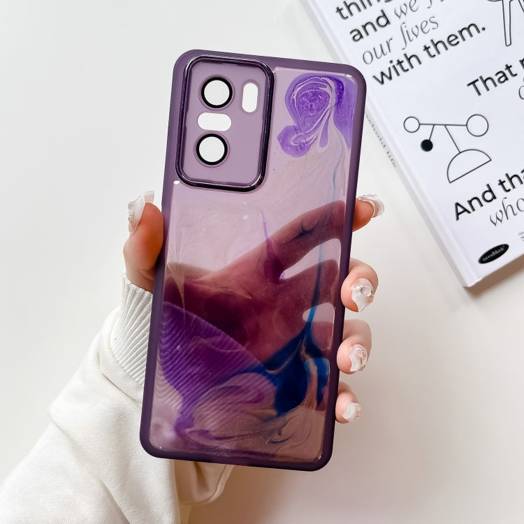 Oil Painting Electroplating TPU Phone Case