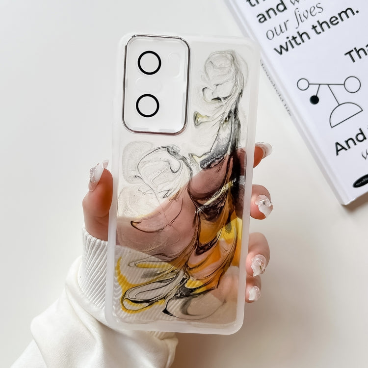 Oil Painting Electroplating TPU Phone Case
