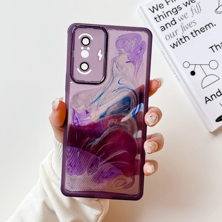 Oil Painting Electroplating TPU Phone Case