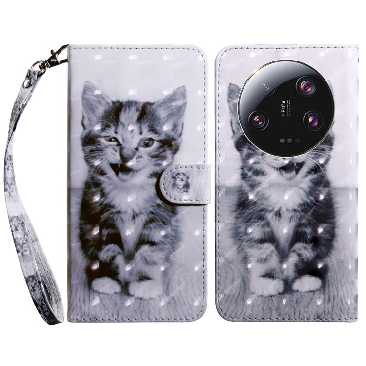 3D Painted Pattern Leather Phone Case
