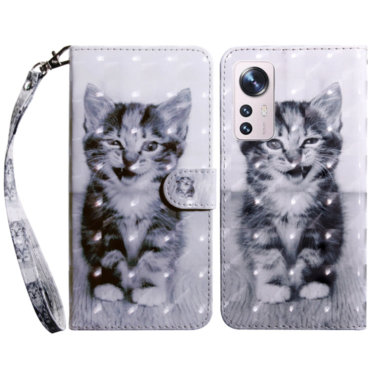 3D Painted Pattern Leather Phone Case