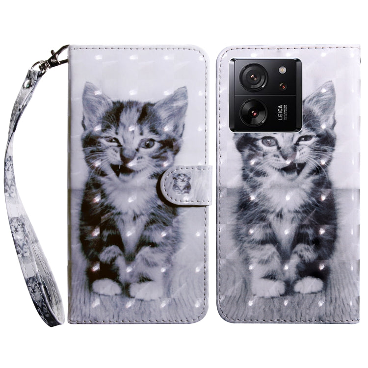 3D Painted Pattern Leather Phone Case