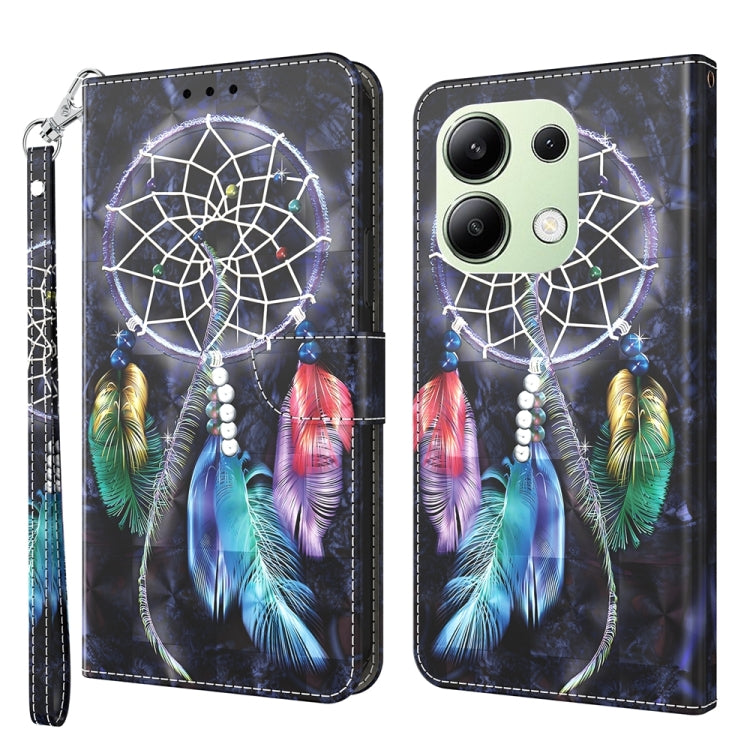 3D Painted Pattern Leather Phone Case