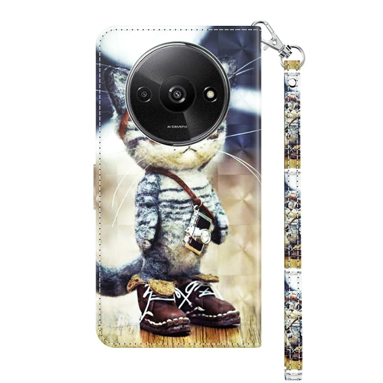 3D Painted Pattern Leather Phone Case