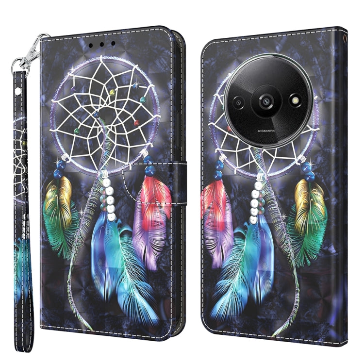 3D Painted Pattern Leather Phone Case