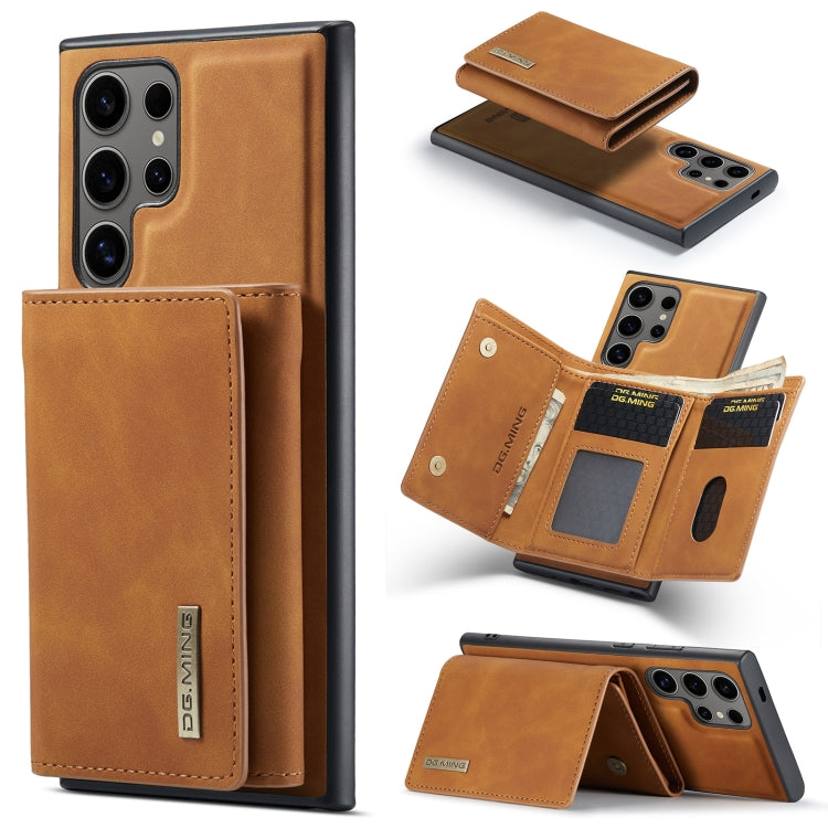 DG.MING M1 Series 3-Fold Multi Card Wallet + Magnetic Phone Case