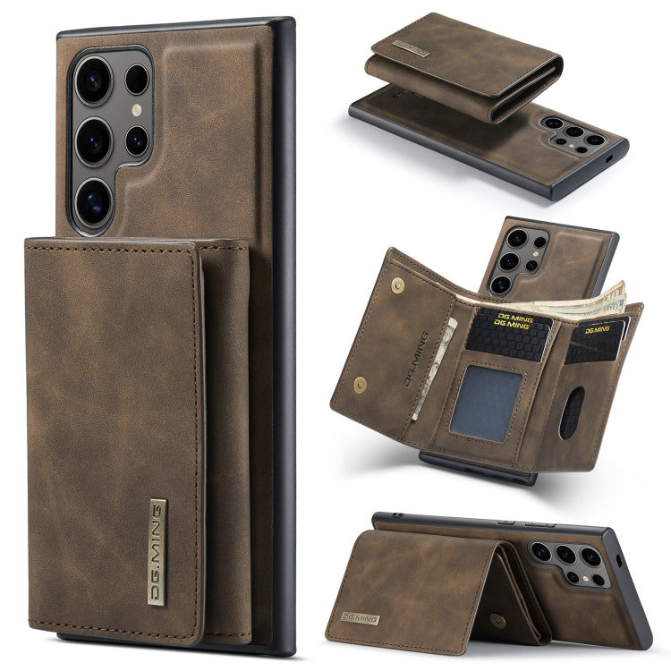 DG.MING M1 Series 3-Fold Multi Card Wallet + Magnetic Phone Case