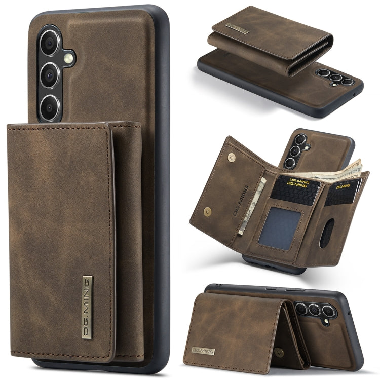 DG.MING M1 Series 3-Fold Multi Card Wallet + Magnetic Phone Case