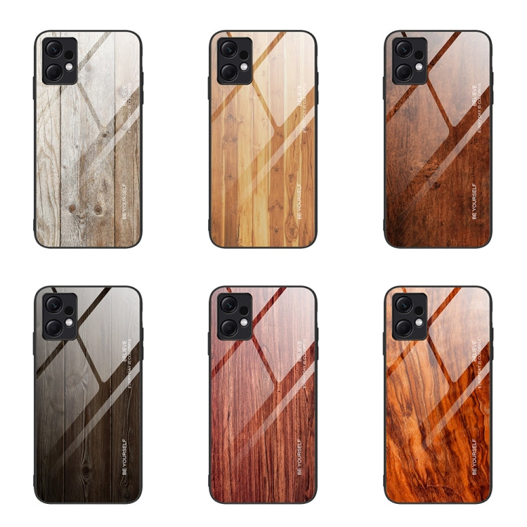 Wood Grain Glass TPU Phone Case