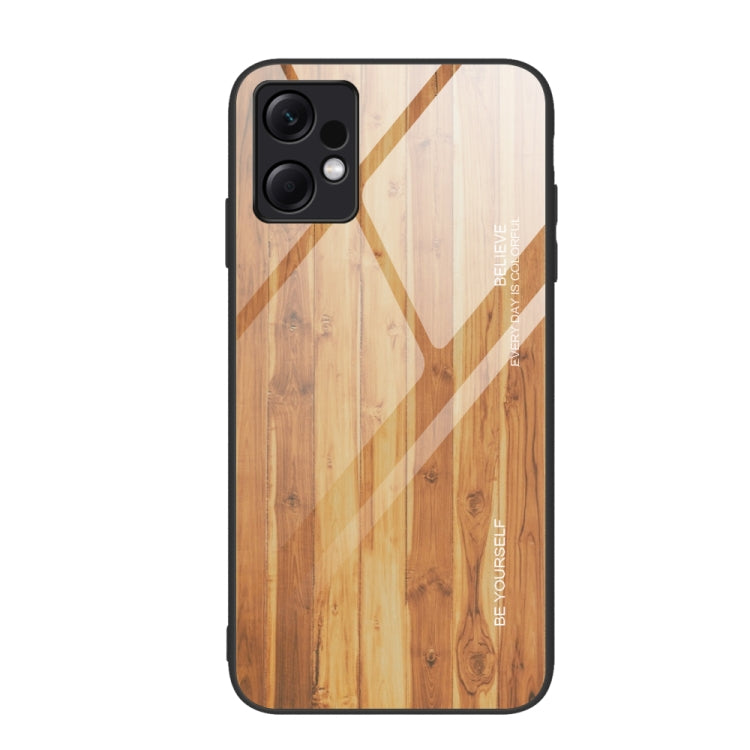 Wood Grain Glass TPU Phone Case