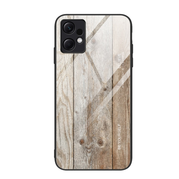 Wood Grain Glass TPU Phone Case