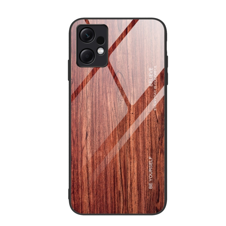 Wood Grain Glass TPU Phone Case