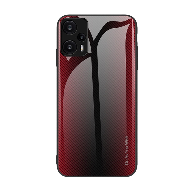 Texture Gradient Glass TPU Phone Case