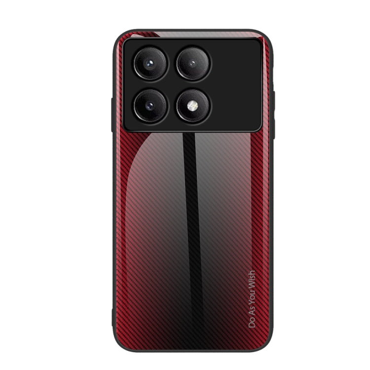 Texture Gradient Glass TPU Phone Case