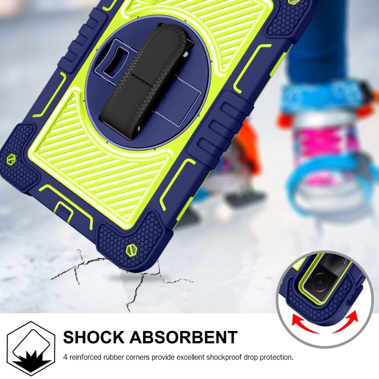 360 Degree Rotation PC Contrast Silicone Tablet Case