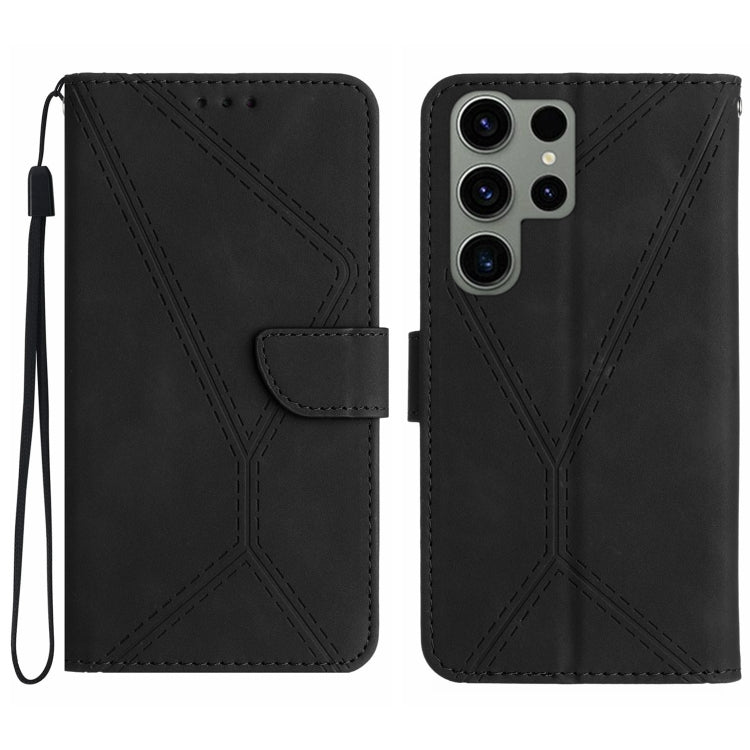 Stitching Embossed Leather Phone Case