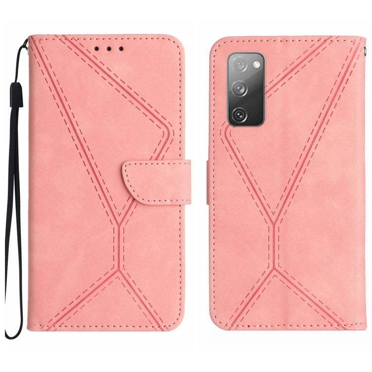 Stitching Embossed Leather Phone Case