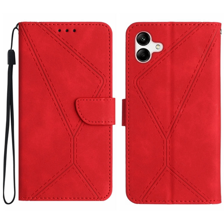 Stitching Embossed Leather Phone Case