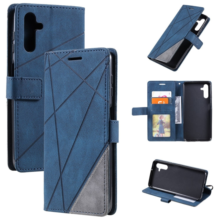 Skin Feel Splicing Leather Phone Case