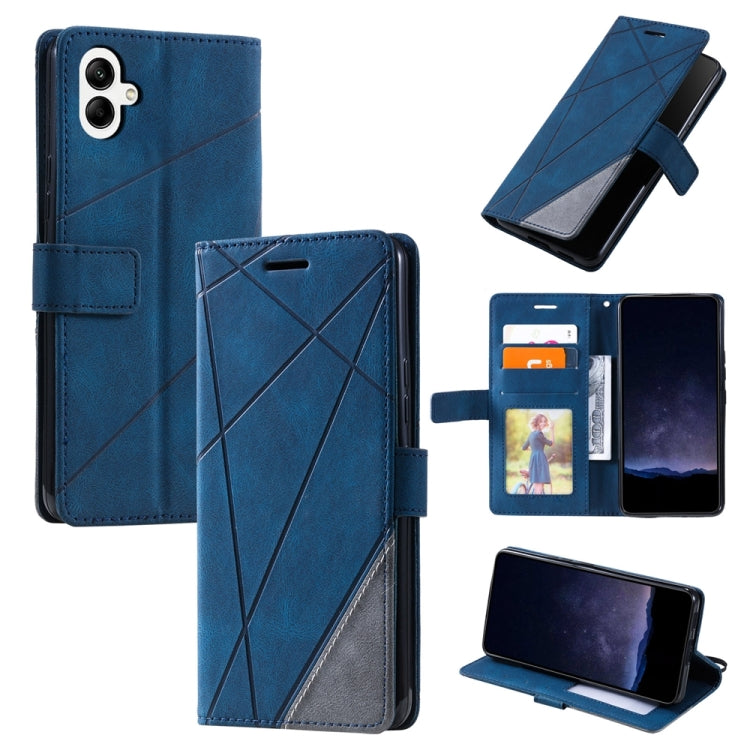 Skin Feel Splicing Leather Phone Case
