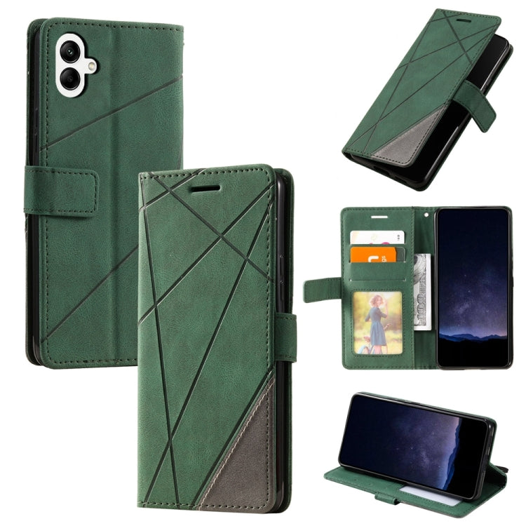 Skin Feel Splicing Leather Phone Case