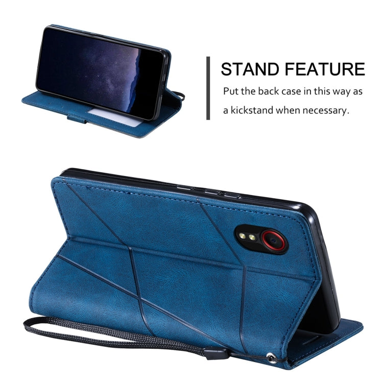Skin Feel Splicing Leather Phone Case