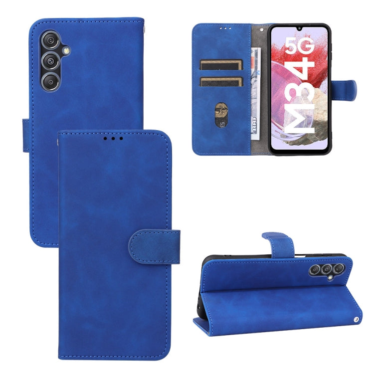 Skin Feel Magnetic Flip Leather Phone Case