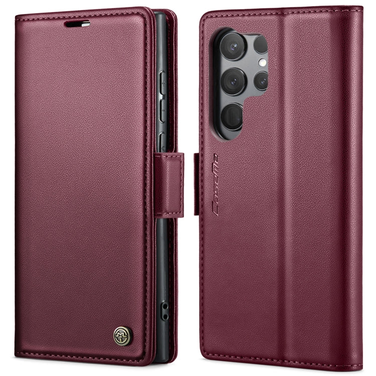 CaseMe 023 Butterfly Buckle Litchi Texture RFID Anti-theft Leather Phone Case