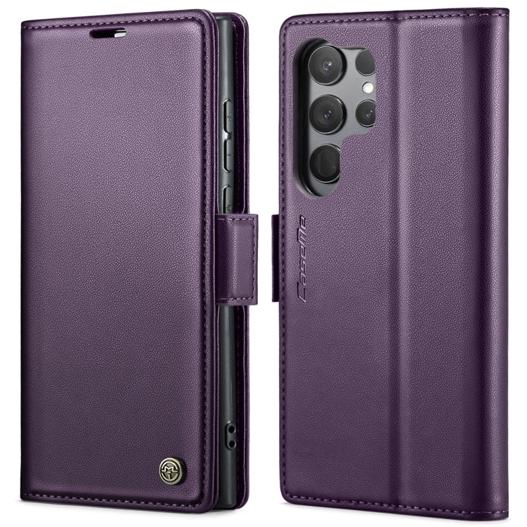 CaseMe 023 Butterfly Buckle Litchi Texture RFID Anti-theft Leather Phone Case