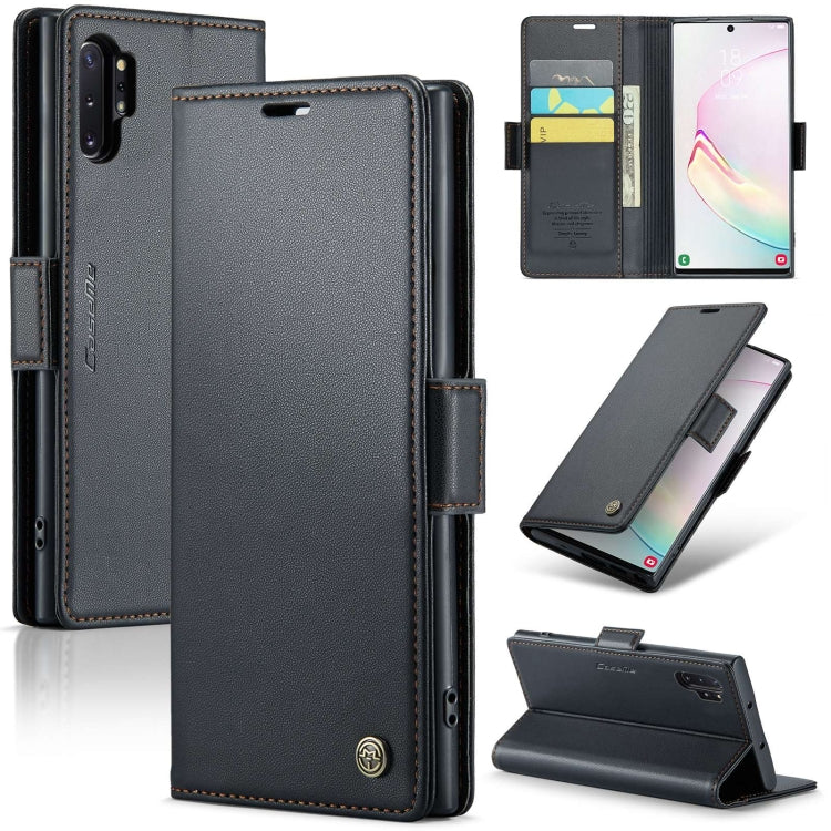 CaseMe 023 Butterfly Buckle Litchi Texture RFID Anti-theft Leather Phone Case