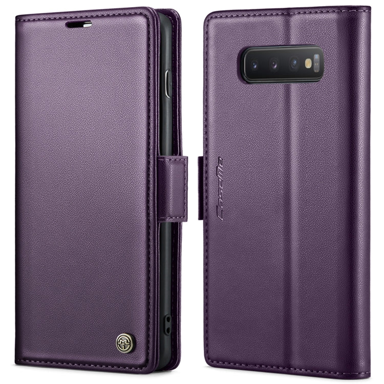 CaseMe 023 Butterfly Buckle Litchi Texture RFID Anti-theft Leather Phone Case