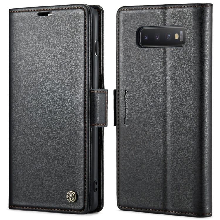 CaseMe 023 Butterfly Buckle Litchi Texture RFID Anti-theft Leather Phone Case