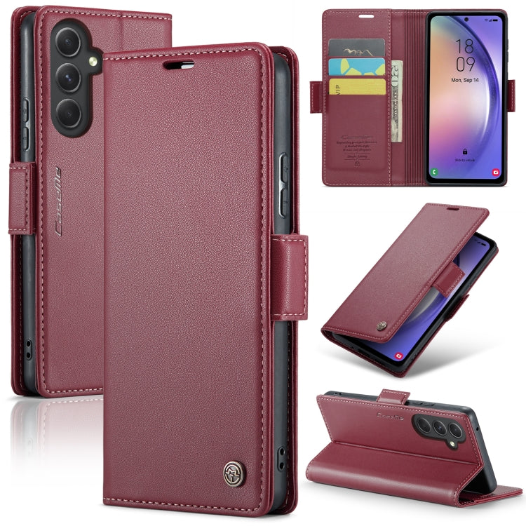 CaseMe 023 Butterfly Buckle Litchi Texture RFID Anti-theft Leather Phone Case