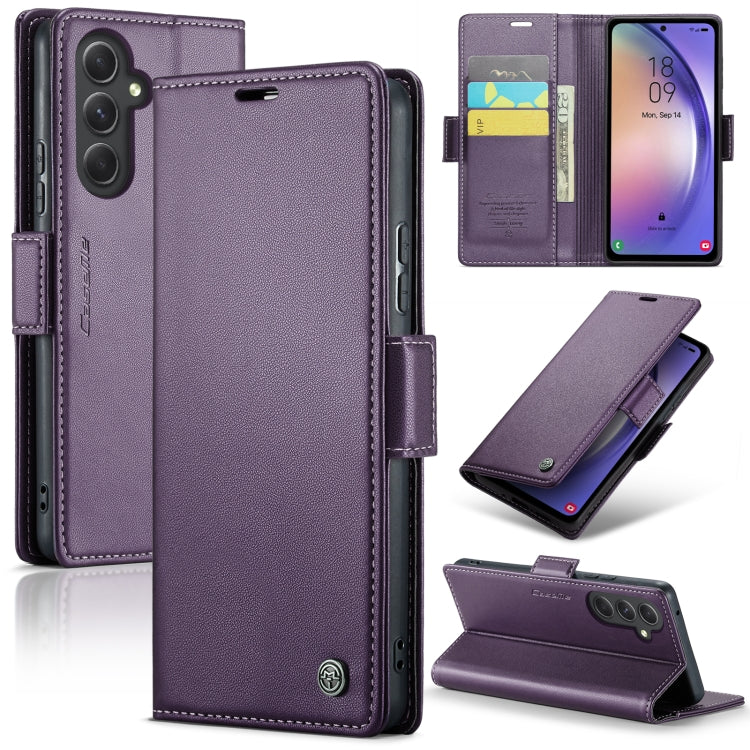 CaseMe 023 Butterfly Buckle Litchi Texture RFID Anti-theft Leather Phone Case