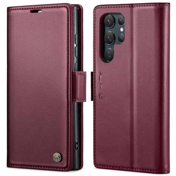 CaseMe 023 Butterfly Buckle Litchi Texture RFID Anti-theft Leather Phone Case