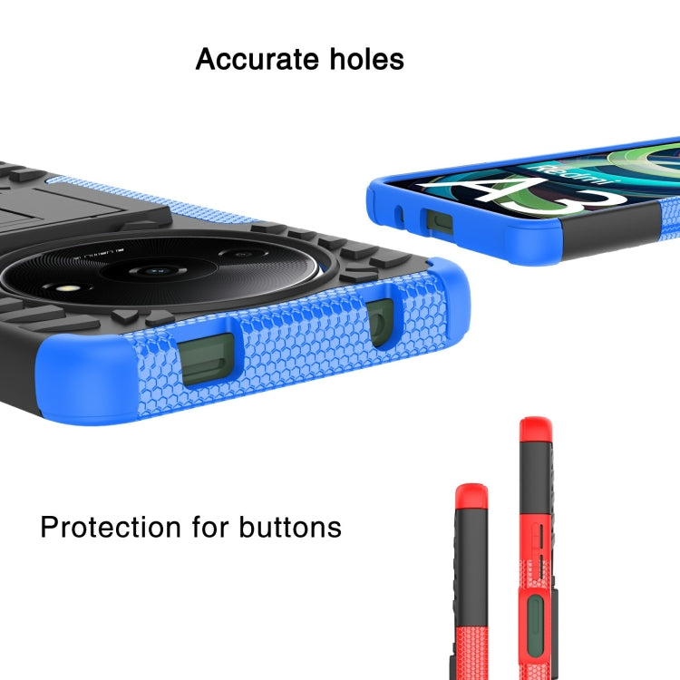 Tire Texture TPU + PC Phone Case with Holder