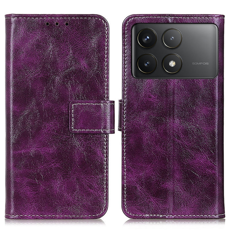 Retro Crazy Horse Texture Leather Phone Case
