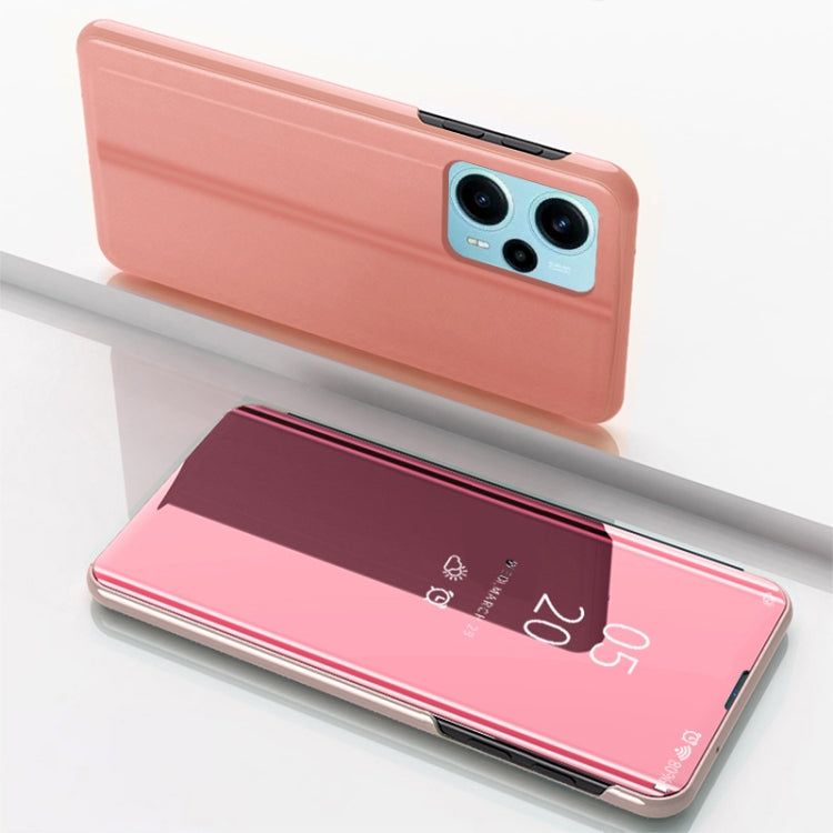 Plated Mirror Kickstand Flip Leather Phone Case
