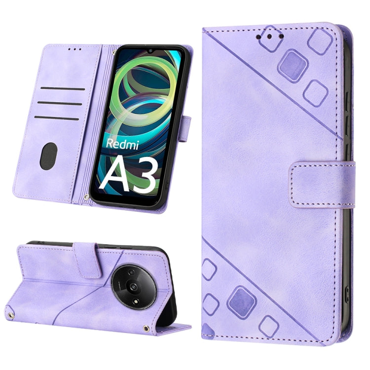Skin Feel Embossed Leather Phone Case