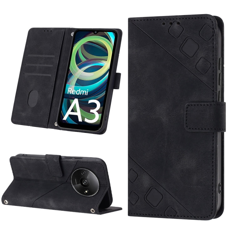 Skin Feel Embossed Leather Phone Case
