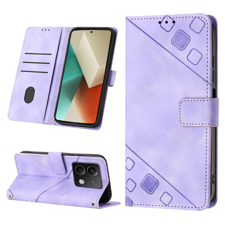 Skin Feel Embossed Leather Phone Case