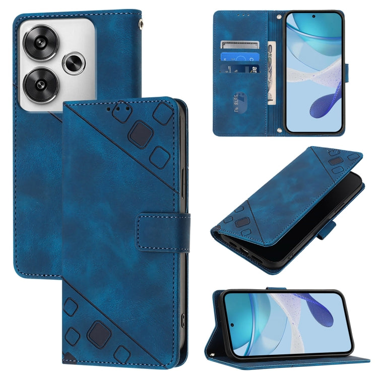 Skin Feel Embossed Leather Phone Case