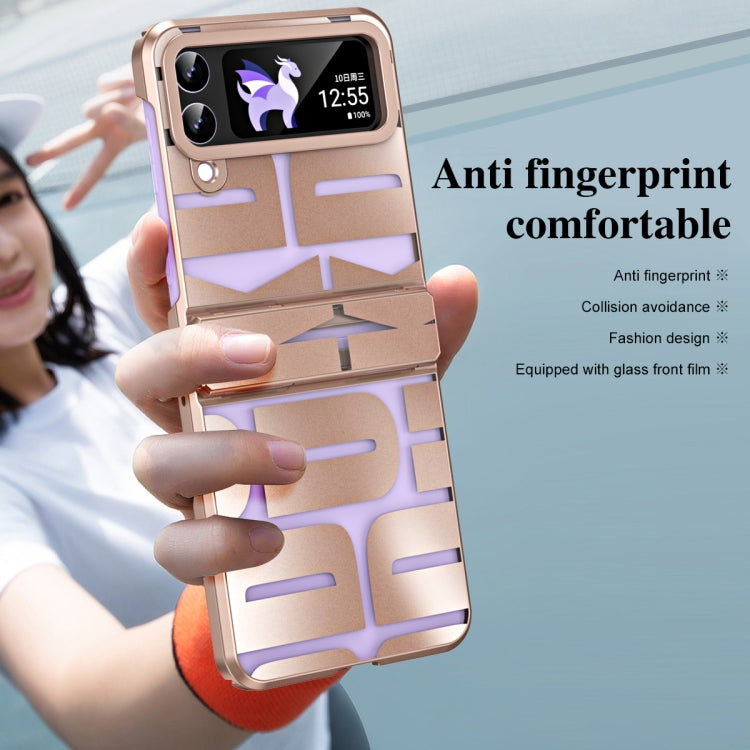 Integrated Electroplating Folding Phone Case with Hinge