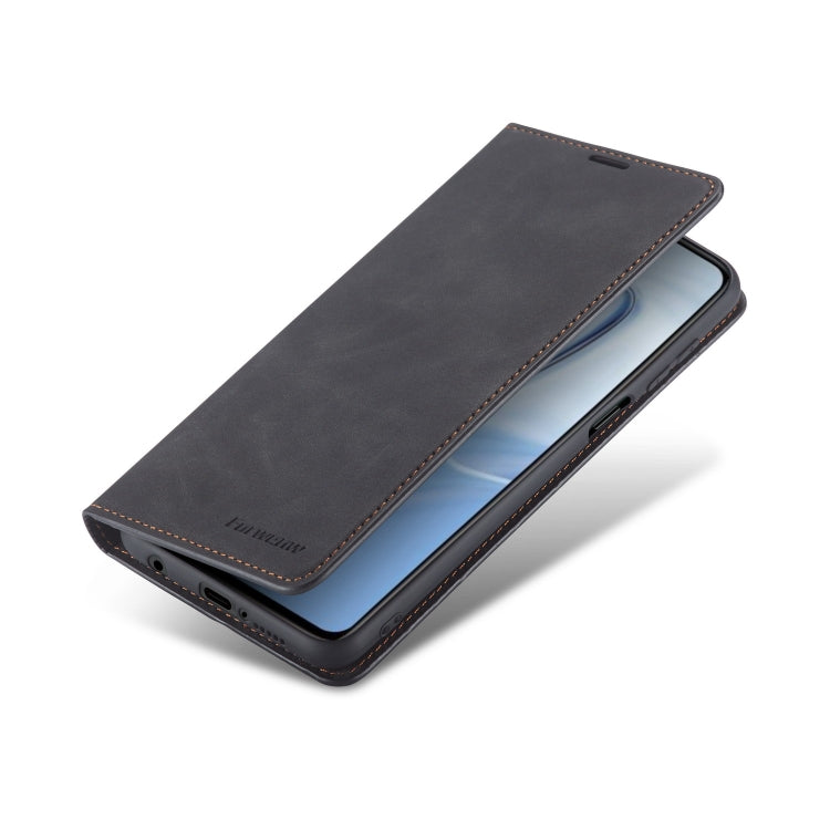 Forwenw Dream Series Oil Edge Strong Magnetism Horizontal Flip Leather Case with Holder & Card Slots & Wallet & Photo Frame