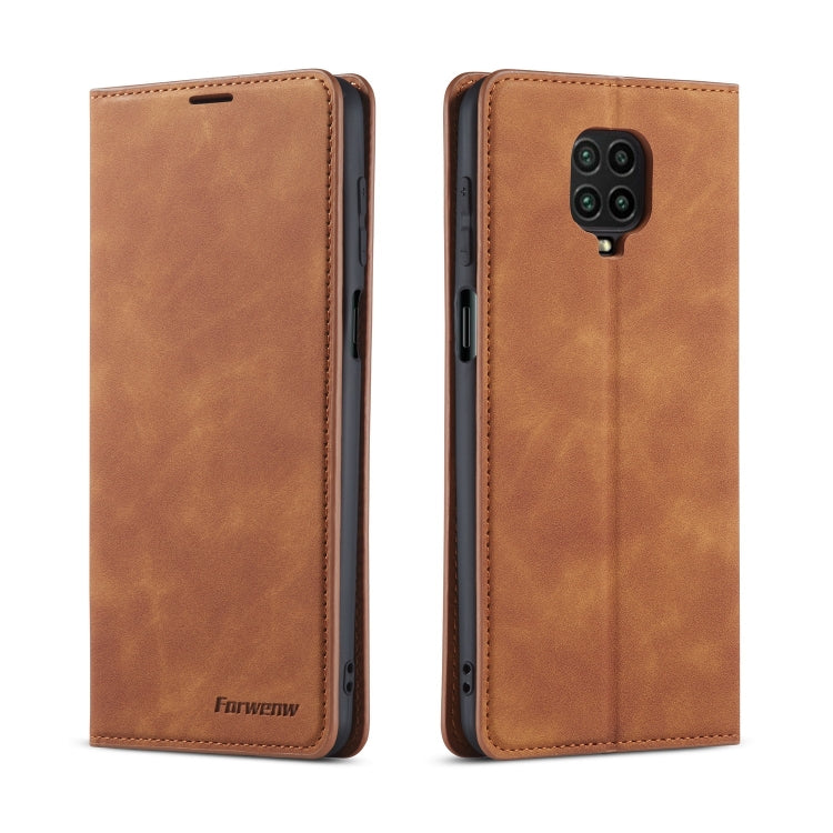 Forwenw Dream Series Oil Edge Strong Magnetism Horizontal Flip Leather Case with Holder & Card Slots & Wallet & Photo Frame